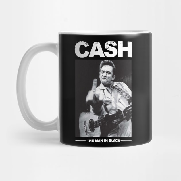 Middle Finger Johnny Cash | Vintage by BixterBitzzz